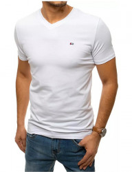 Biele tričko s drobnou výšivkou W5160 #1