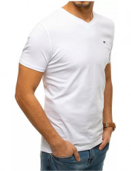 Biele tričko s drobnou výšivkou W5160 #2