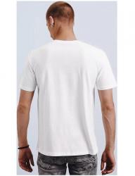 Biele tričko s nápisom black Y4847 #1