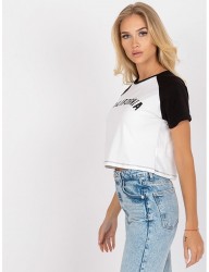 Biely dámsky crop top california W5382 #2