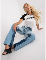 Biely dámsky crop top california W5382 #4