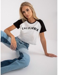 Biely dámsky crop top california W5382 #5