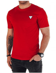 červené bavlnené tričko B4469