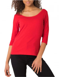 červené dámske tričko Y3829