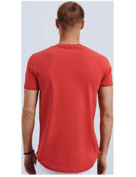 červené pánske tričko Y5565 #1