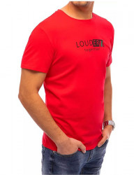 červené tričko louder together s krátkym rukávom W3630 #2