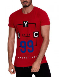 červené tričko nyc Y0221