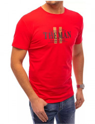 červené tričko the man W3635 #1