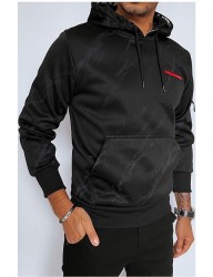 čierna mikina s kapucňou B2017 #2