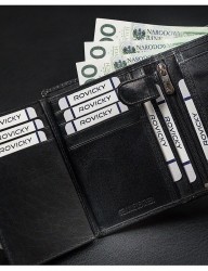 čierna pánska peňaženka rovicky Y8520 #8