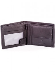 čierna pánska peňaženka s modrým pruhom N6749 #2