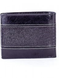 čierna pánska vzorovaná peňaženka N6789 #1