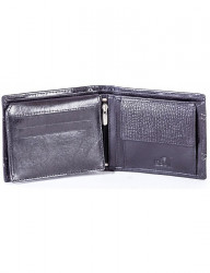 čierna pánska vzorovaná peňaženka N6789 #3