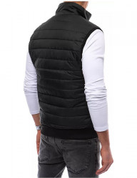 čierna prešívaná vesta W7500 #1