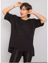 čierne dámske oversize tričko Y2104 #3