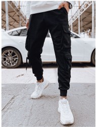 čierne pánske cargo tepláky B4491 #2