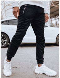 čierne pánske jogger tepláky B4581 #2