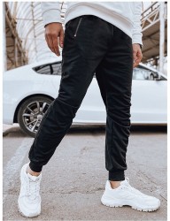 čierne pánske jogger tepláky B4598 #2