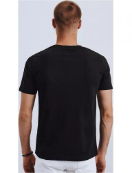 čierne pánske tričko s nápisom rules Y5603 #1