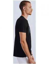 čierne pánske tričko s nápisom rules Y5603 #2