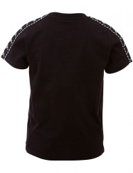 Čierne tričko Kappa pre deti M9847 #1