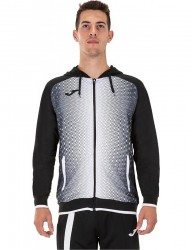 čierno-biela futbalová mikina joma supernova hooded jacket B1429 #2