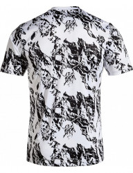 čierno-biele vzorované funkčné tričko joma lion short sleeve tee B3189 #1