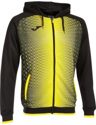 čierno-žltá futbalová mikina joma supernova hooded jacket B1431