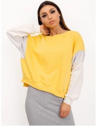 Dámska žltá mikina N9188 #2