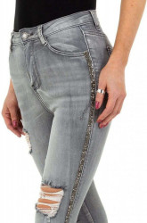 Dámske jeansové nohavice Q9591 #3