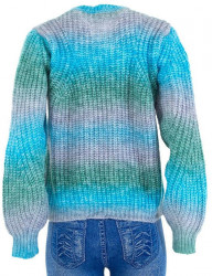 Dámsky farebný pletený pulóver S0323 #1