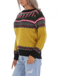 Dámsky farebný pulóver S1909 #1