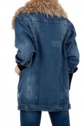 Dámsky jeansový kabát Q9350 #3