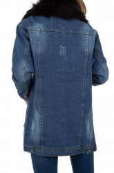 Dámsky jeansový kabát Q9351 #3