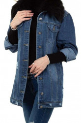 Dámsky jeansový kabát Q9351 #4