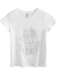 Dievčenské tričko 4F bielej M9379