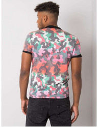 Farebné pánske camo tričko Y6137 #1