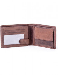 Hnedá pánska peňaženka s logom N6731 #1