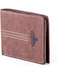 Hnedá pánska peňaženka s logom N6731 #2