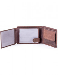 Hnedá pánska peňaženka s logom N6731 #4