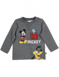 Mickey mouse tmavo sivé chlapčenské tričko Y0389