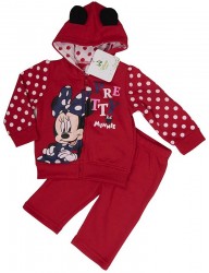 Minnie mouse dievčenské červená súprava s bodkami N5984 #1