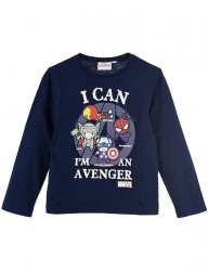 Modré chlapčenské tričko avengers Y9515
