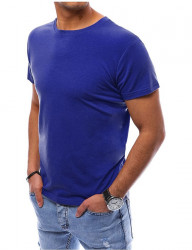 Modré pánske tričko s krátkym rukávom B0046 #1