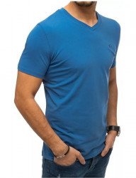 Modré tričko s drobnou výšivkou W5158 #2