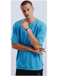 Modré tričko s vreckom Y5154 #2