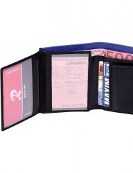 Modro-čierna pánska peňaženka N6786 #1
