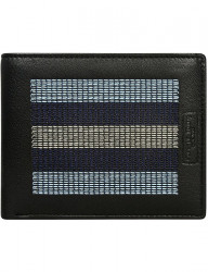 Modro-čierna pánska peňaženka s pruhmi N8956 #2