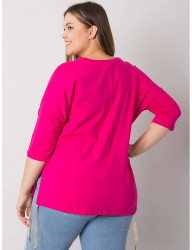 Neónovo ružové dámske tričko s nápisom W2662 #1