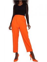 Oranžové elegantné nohavice W5767